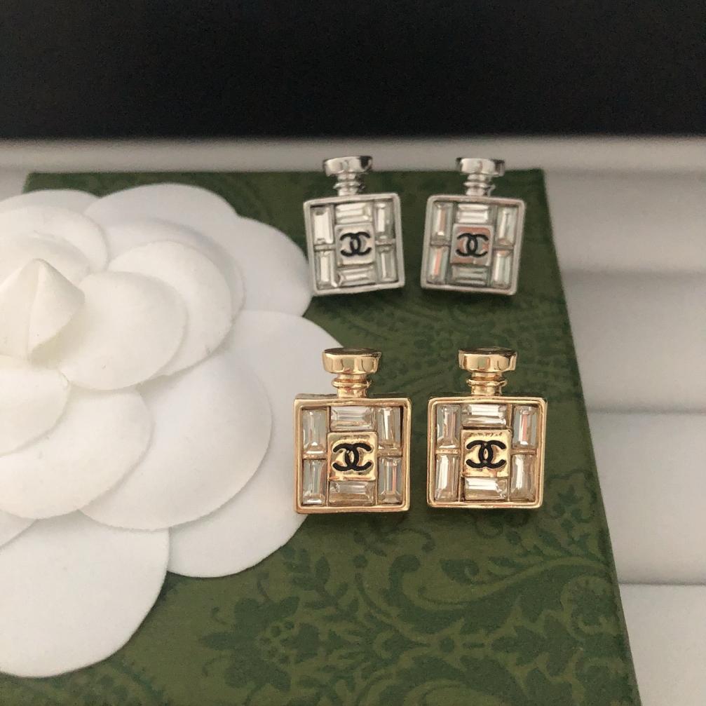 Chanel perfume bottle earrings 116269