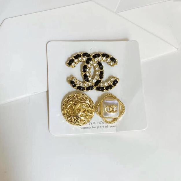 Chanel brooch 3pcs 1set 116287