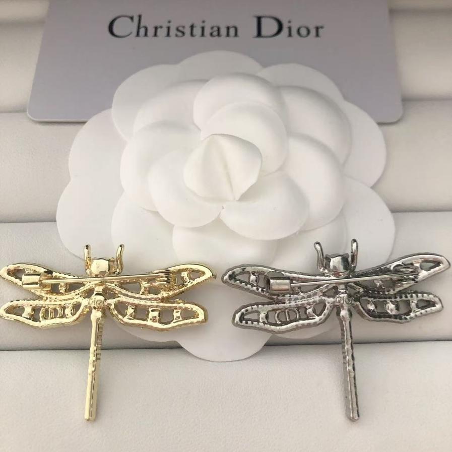 Dior CD Dragonfly Brooch 116376