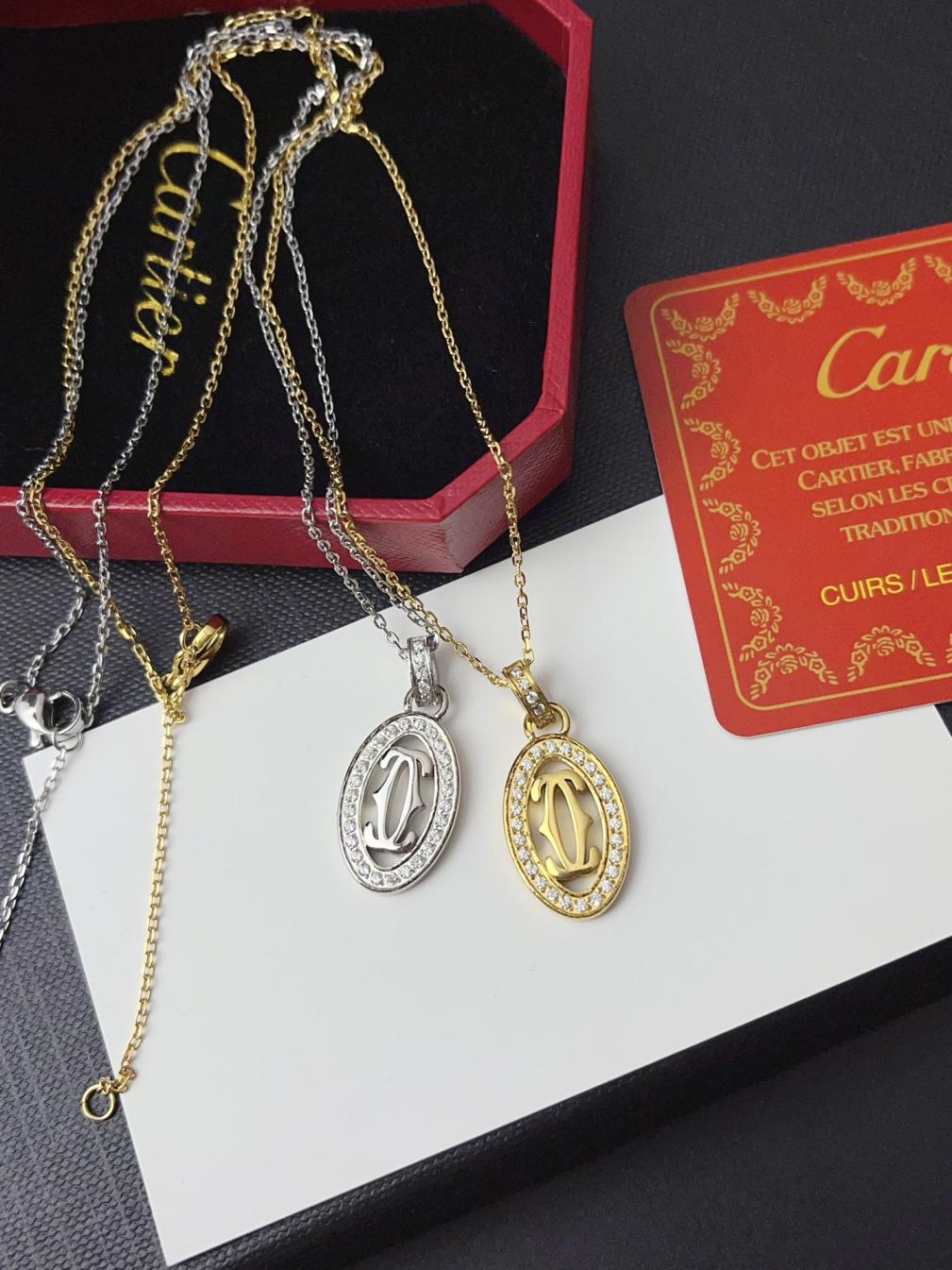X665 Cartier Double C de necklace