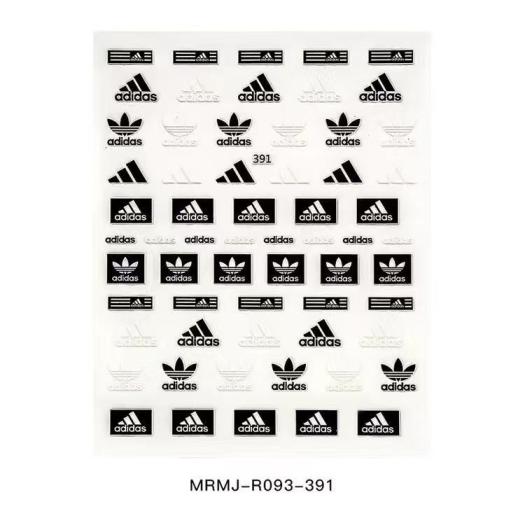 3D Adidas Nail sticker 391/983