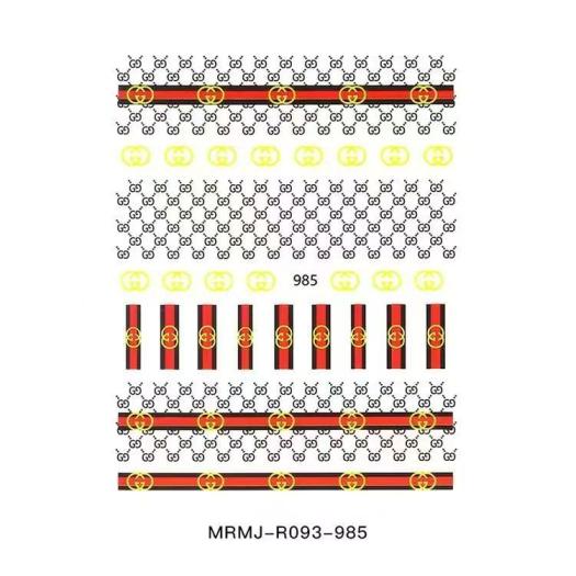 3D Gucci GG Bee Nail sticker 1pcs