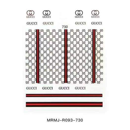 3D Gucci GG Bee Nail sticker 1pcs