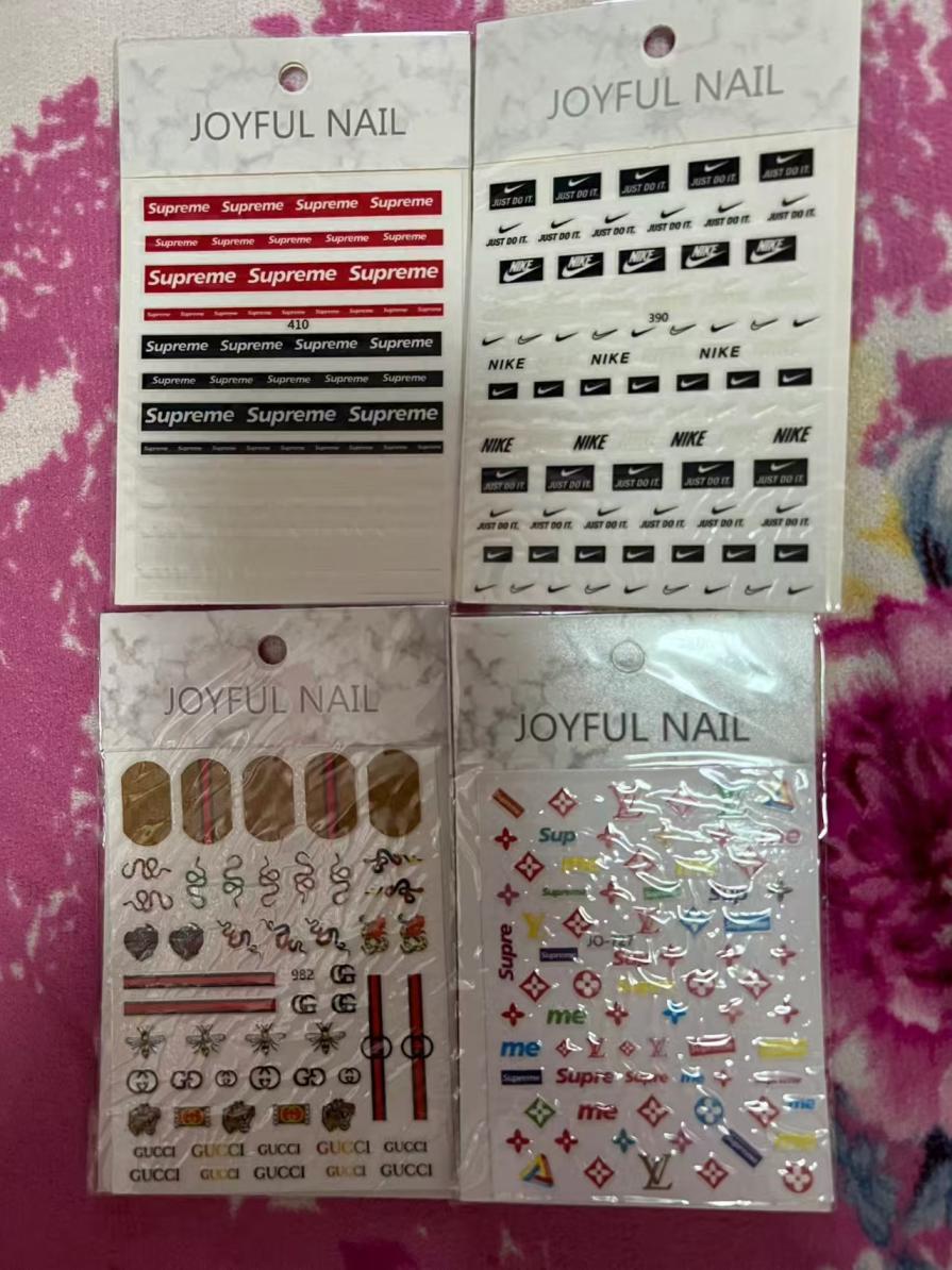 3D Gucci GG Bee Nail sticker 1pcs