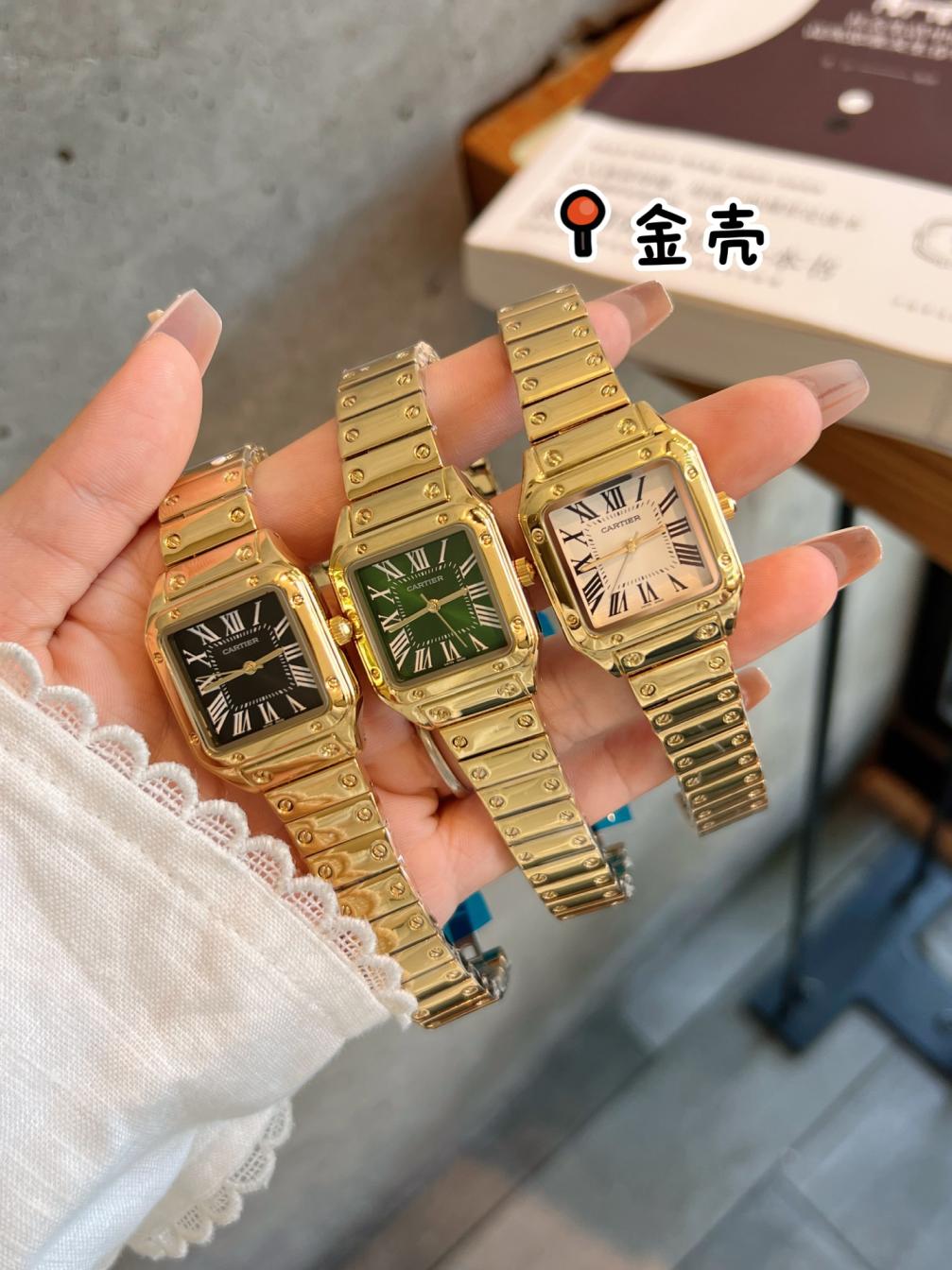 Cartier Santos-Dumont quartz watch 116402