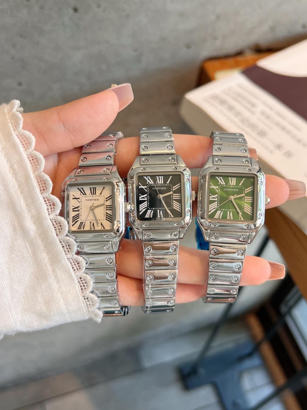 Cartier Santos-Dumont quartz watch 116401