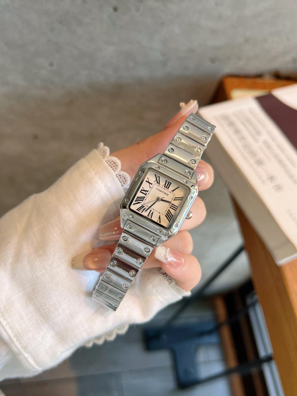 Cartier Santos-Dumont quartz watch 116401