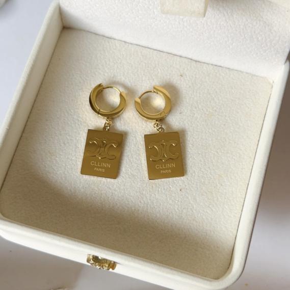Celine Titanium steel earrings 116444