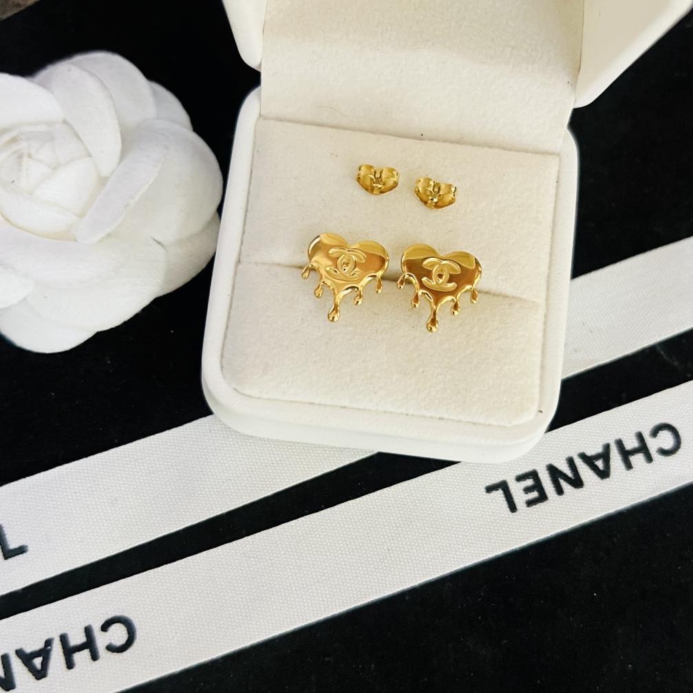 Chanel Titanium steel earrings 116436