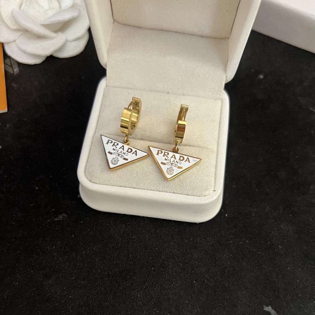 Prada Titanium steel earrings 116433