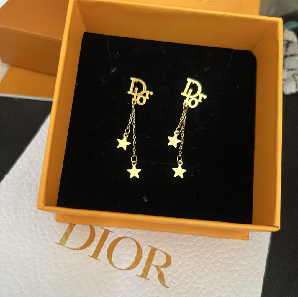 Dior Titanium steel earrings 116431