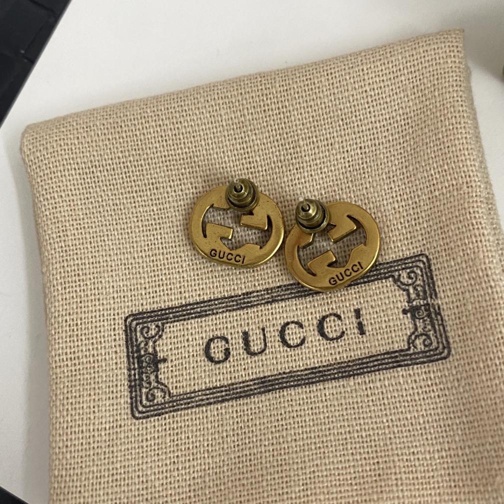 A1486 Gucci GG Vintage earrings