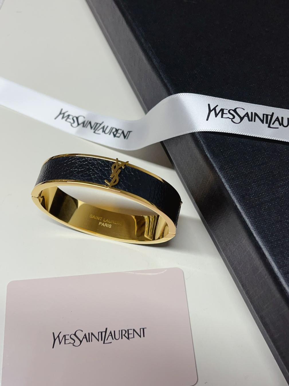 S450 YSL leather bracelet