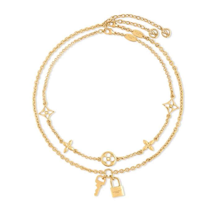X684 Double LV ICONIC CHARMS Necklace