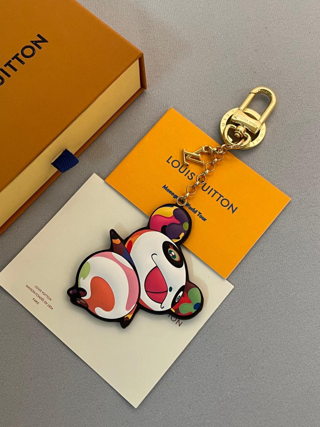 LV x TM Superflat Panda ​M02467 key charms keychain 116587