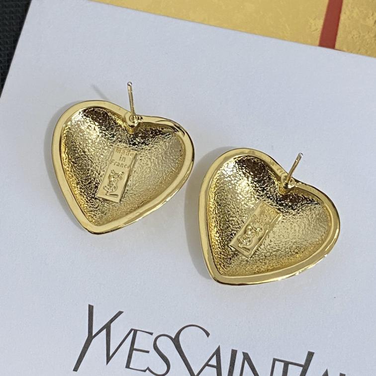 A1367  YSL copper vintage earrings
