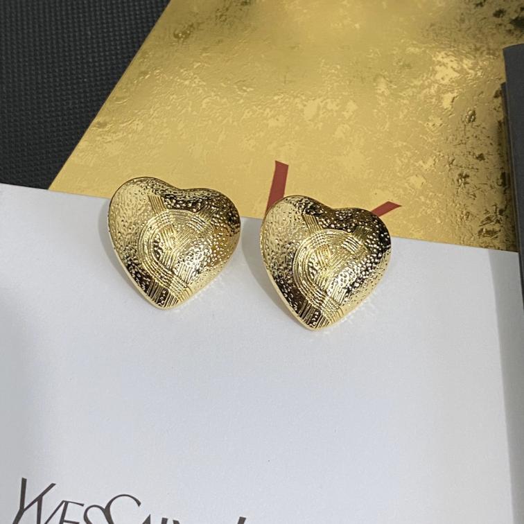 A1367  YSL copper vintage earrings