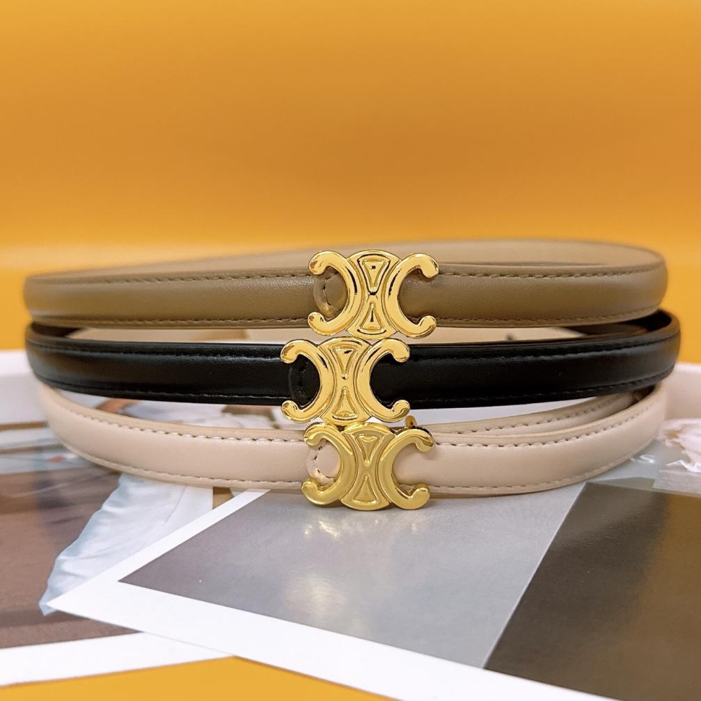 Celine leather belt 116601