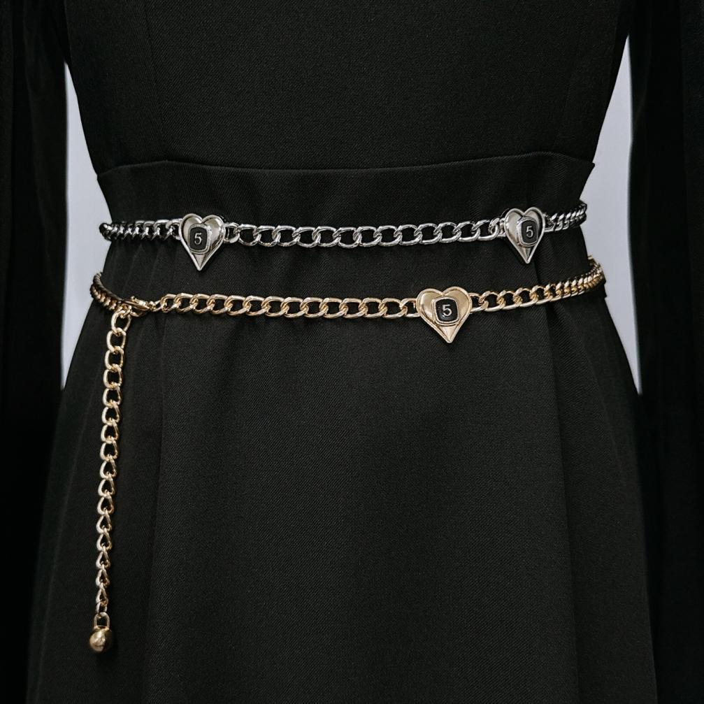 Chanel heart waist chain 116599