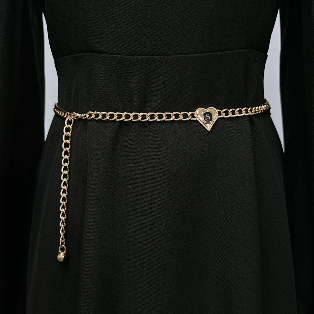 Chanel heart waist chain 116599