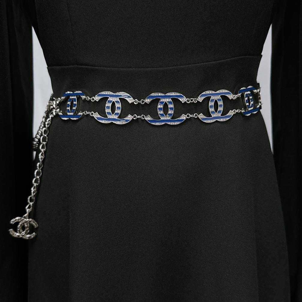 Chanel CC crystal waist chain 116595
