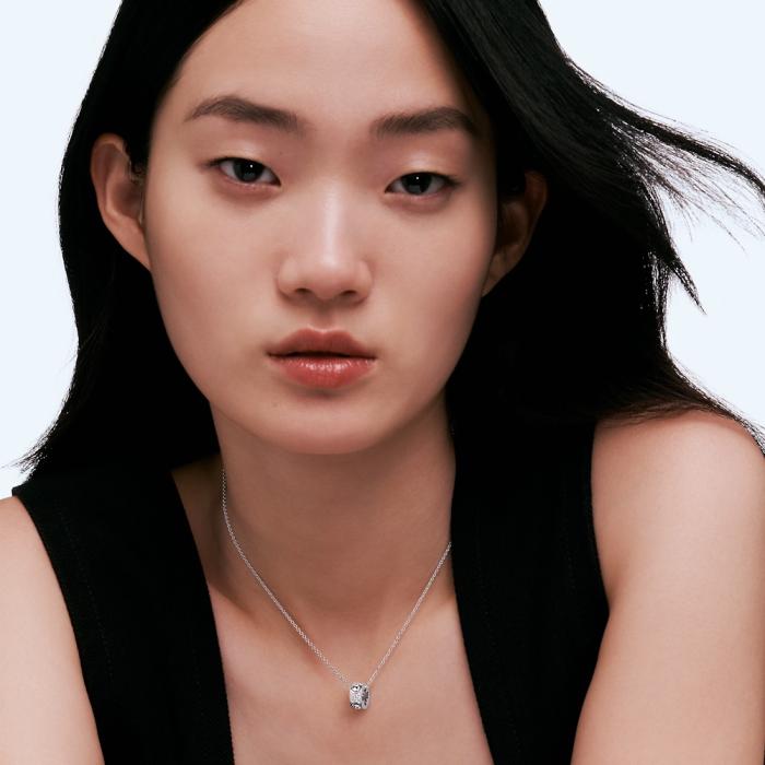 X689 LV Louis vuitton crystal necklace