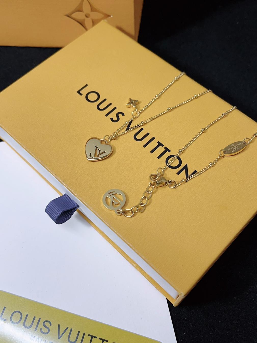 X697 LV titanium steel necklace