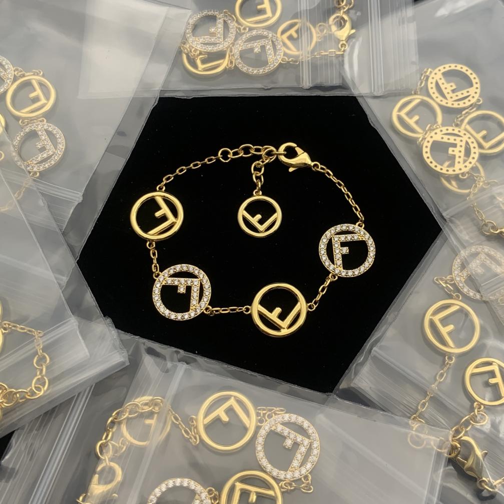Fendi FF crystal bracelet 116669