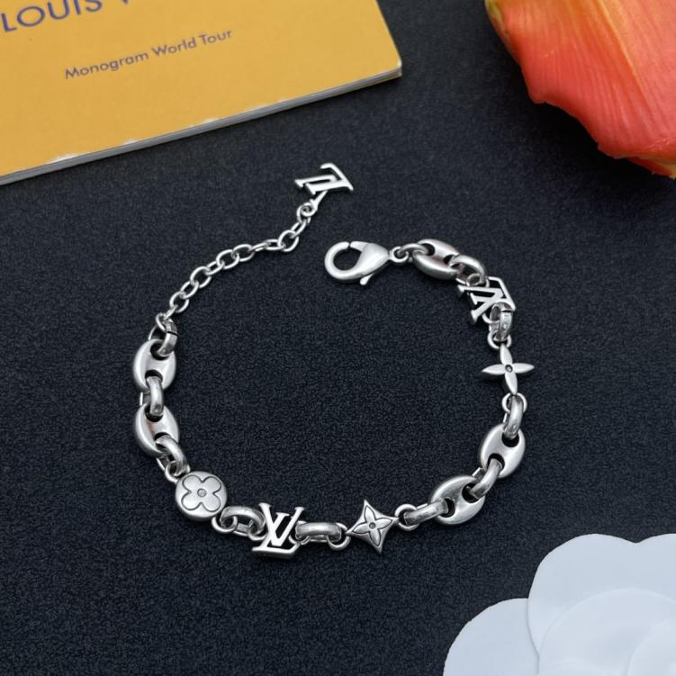 LV Louis vuitton copper silver bracelet 116677