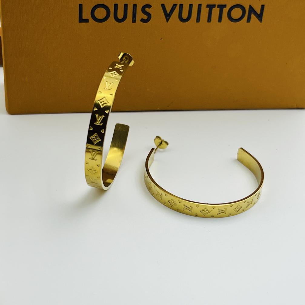 LV Louis vuitton hoop earrings 116697