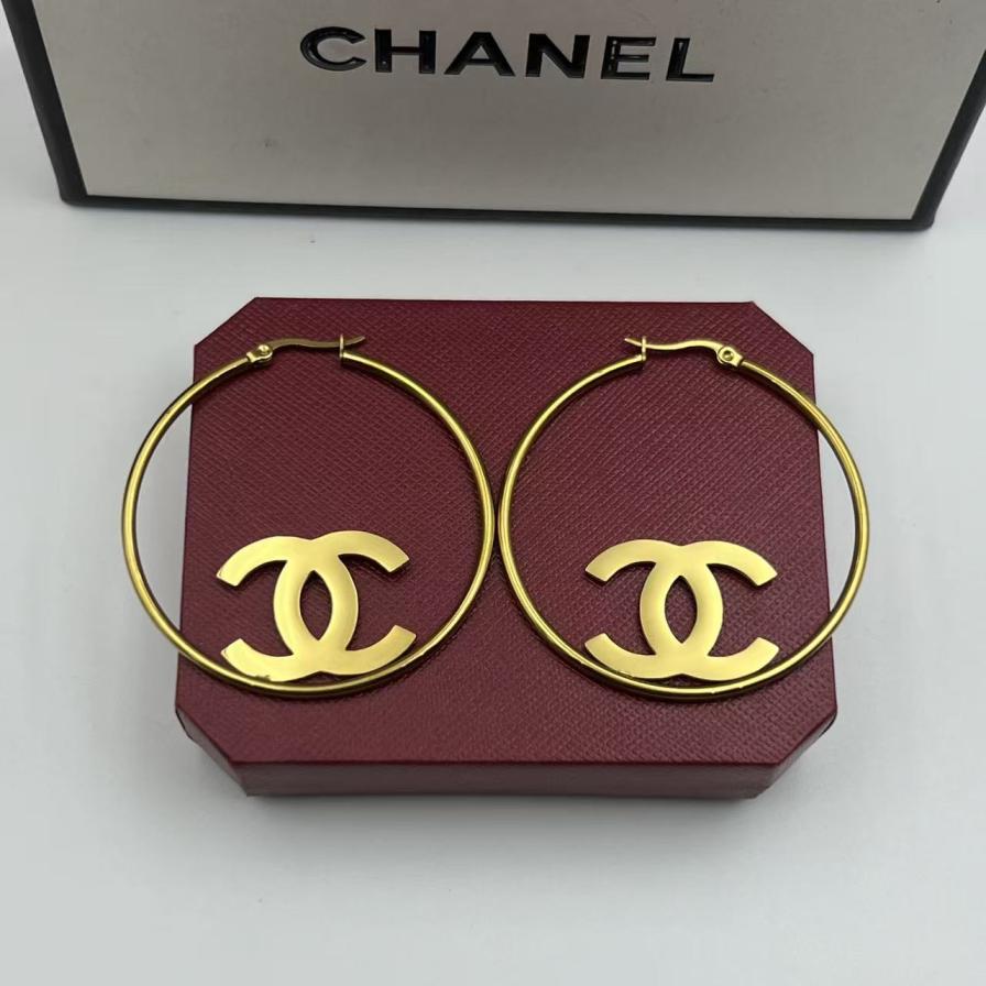 Chanel hoop earrings 116727