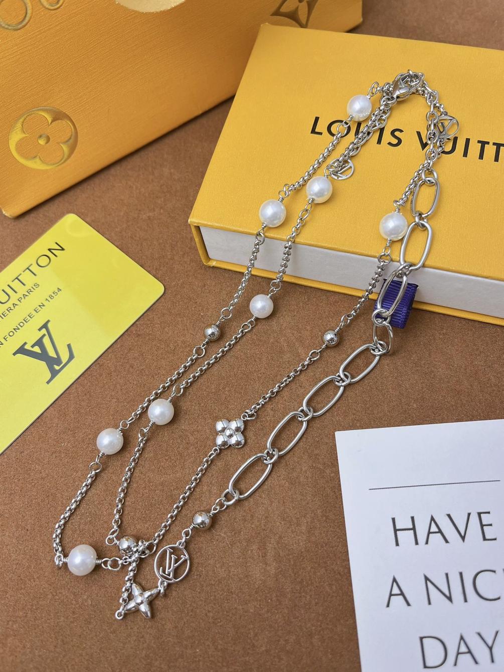 X700 LV MIX CHAINS long necklace M02516