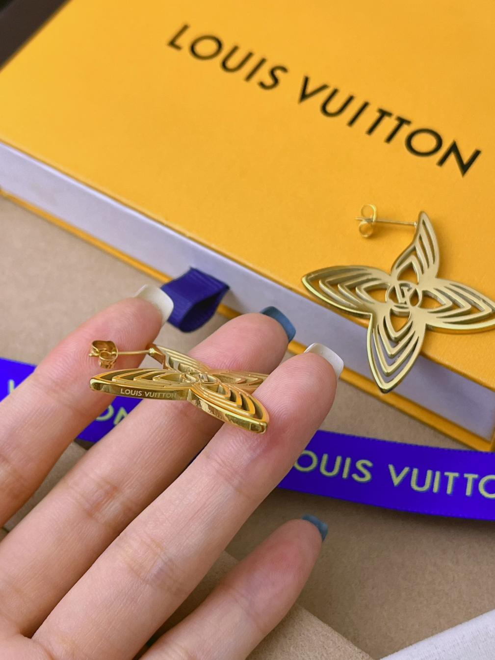 A1179 LV titanium steel earrings