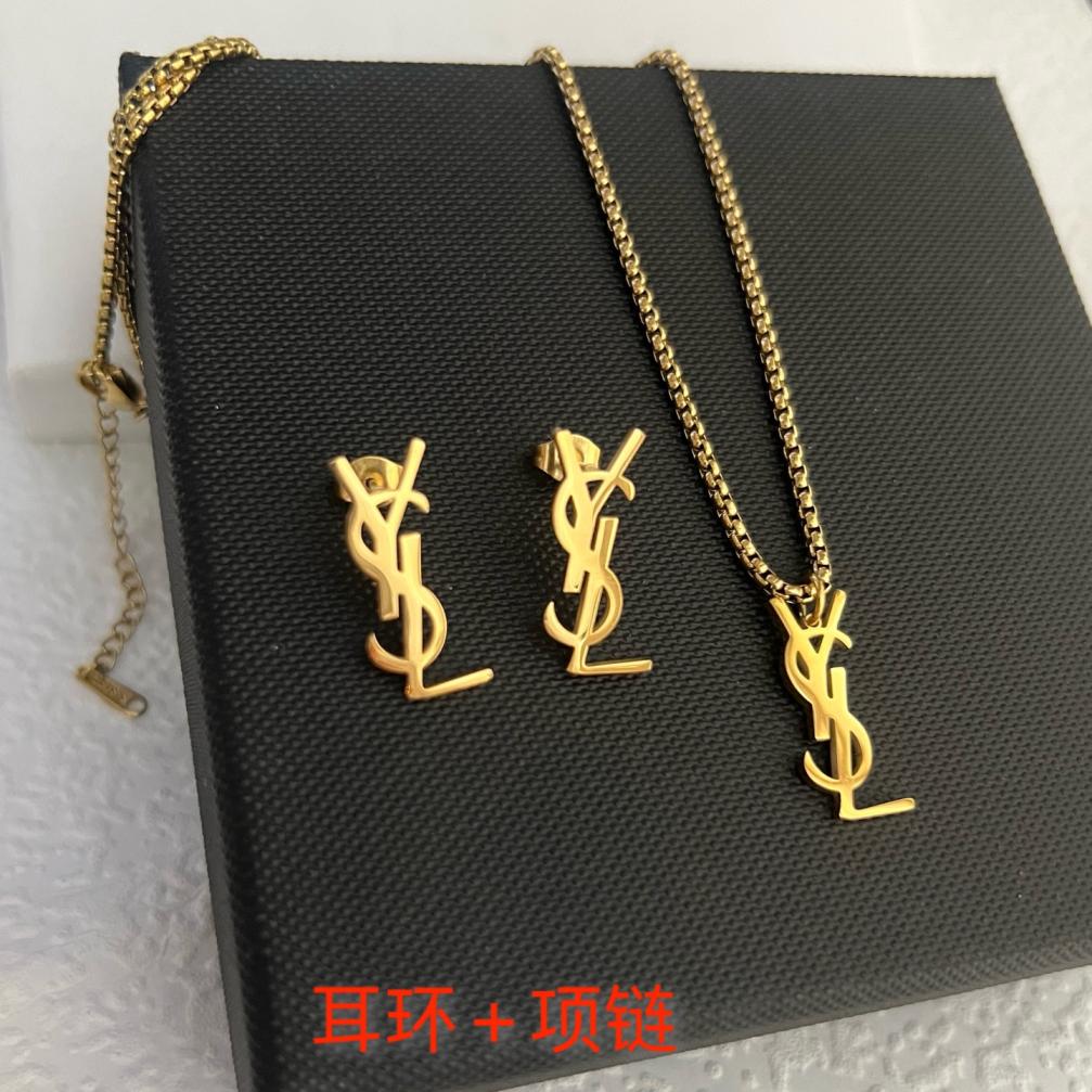 YSL 1 set earrings+necklace 116778