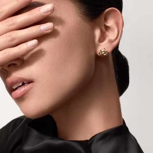 A1195 Cartier leopard earrings