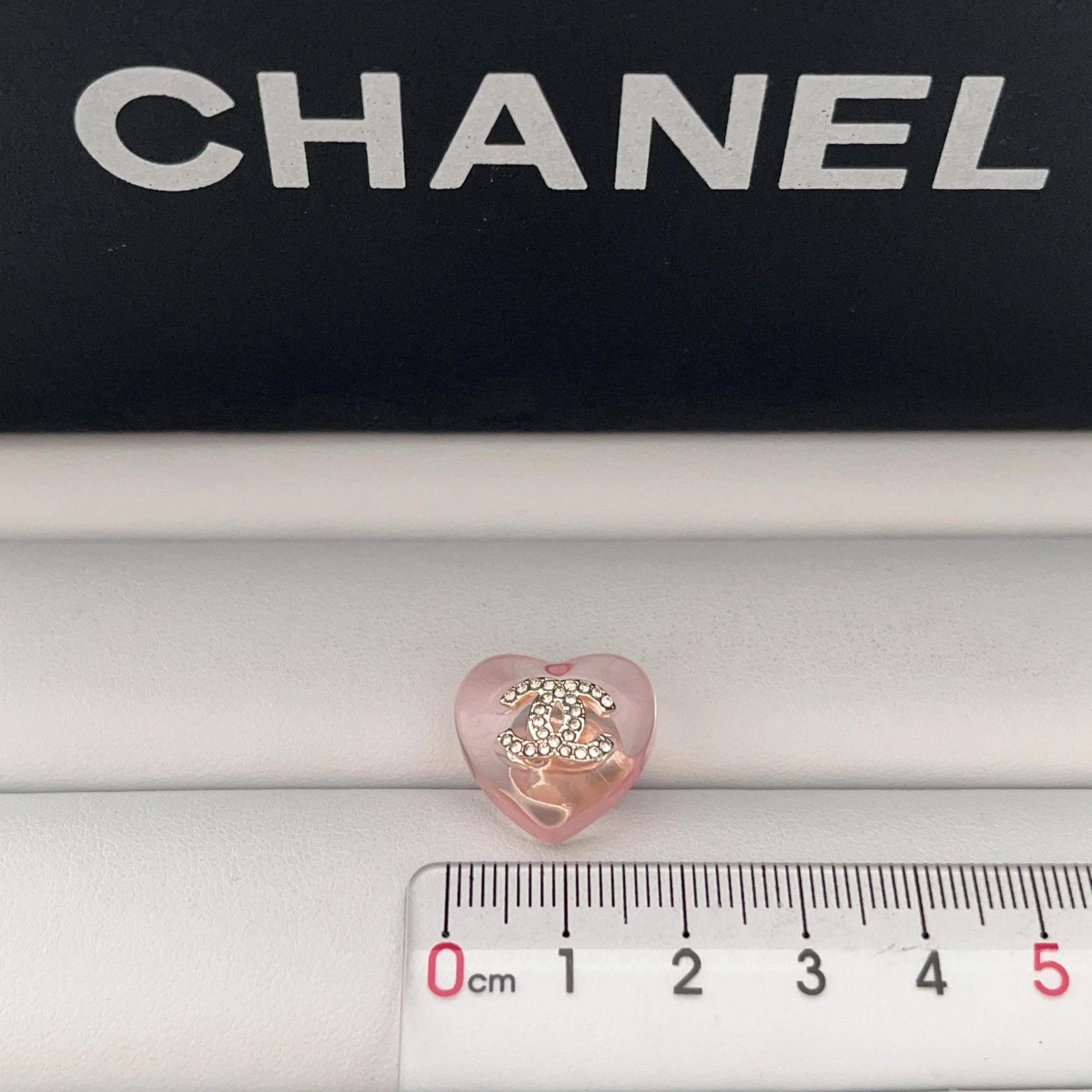 Chanel heart earrings 116797