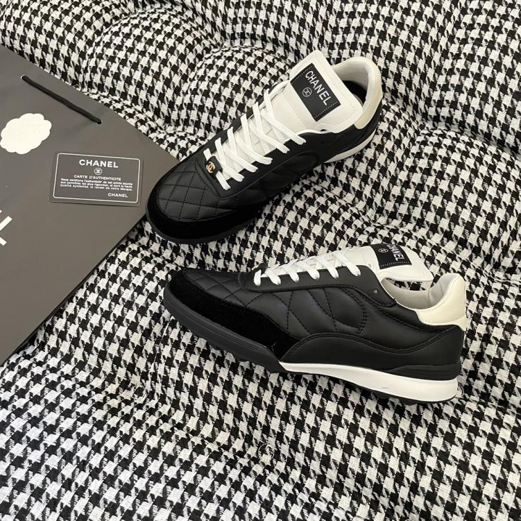CHANEL lambskin sneaker shoes 132853