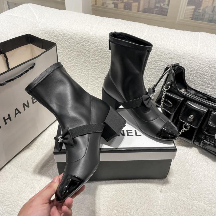 CHANEL Lambskin women Boots 132839