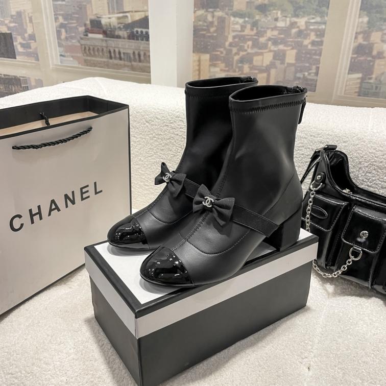 CHANEL Lambskin women Boots 132839