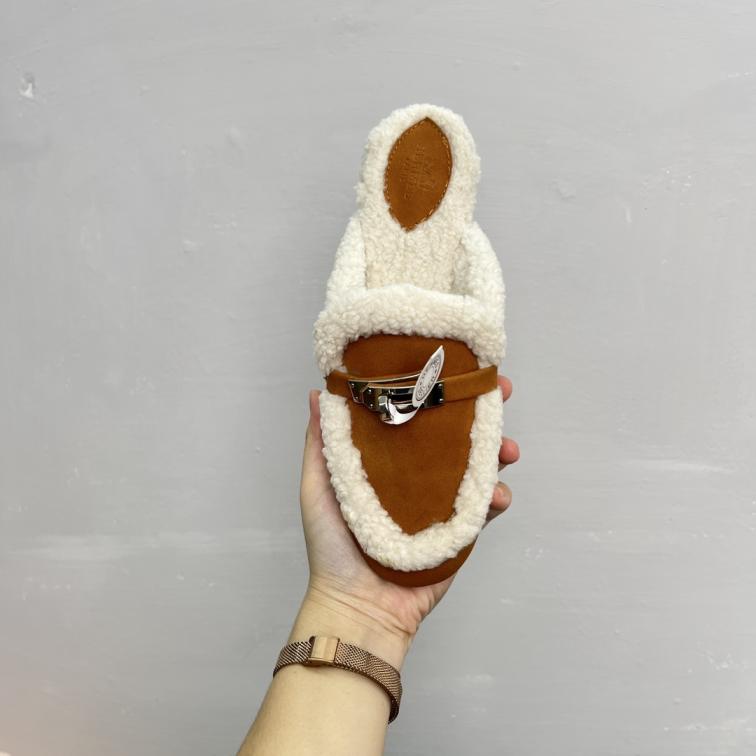 Hermes winter slipper 132812