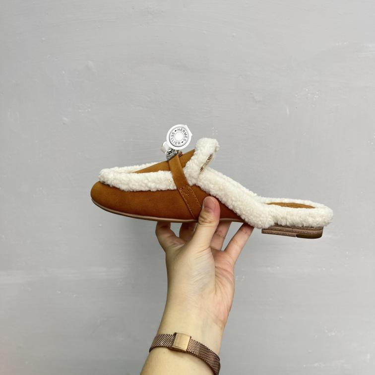 Hermes winter slipper 132812