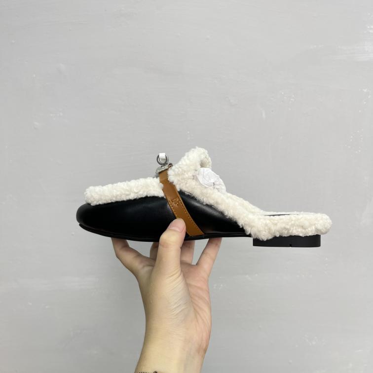 Hermes winter slipper 132809