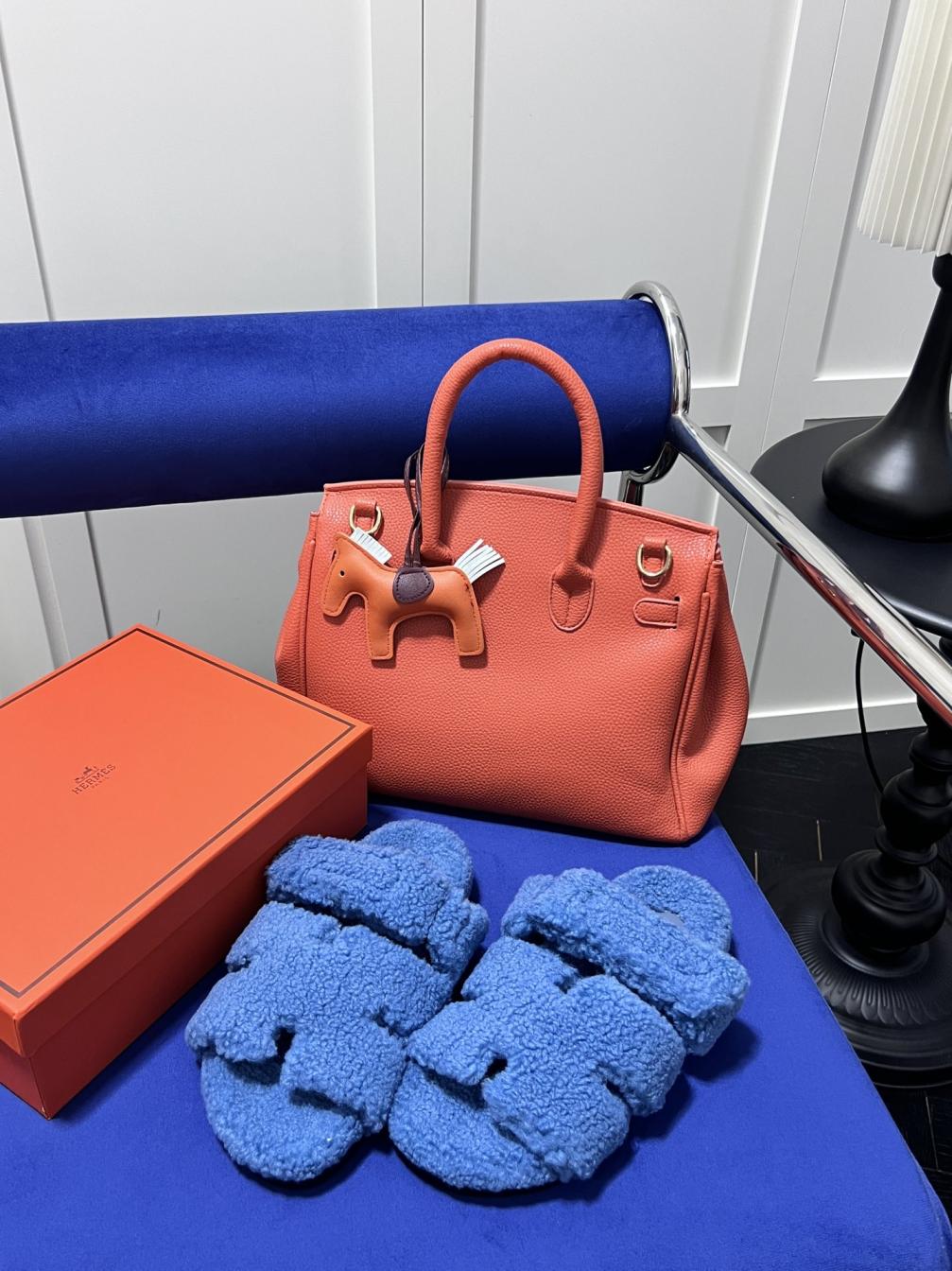 Hermes women winter slippers 132922