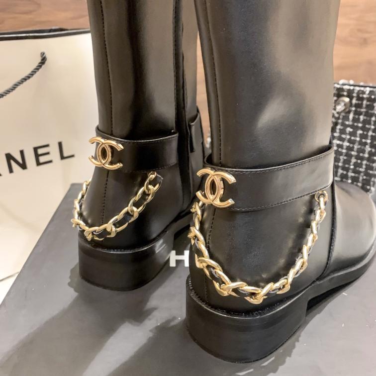 CHANEL Long boots 132930