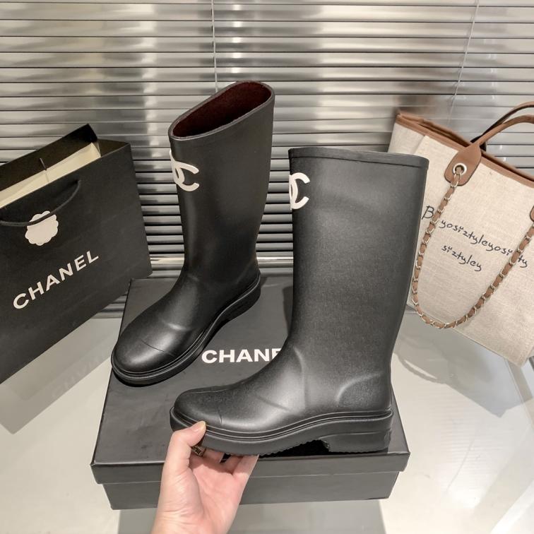 CHANEL women Rain rubber boots 132945