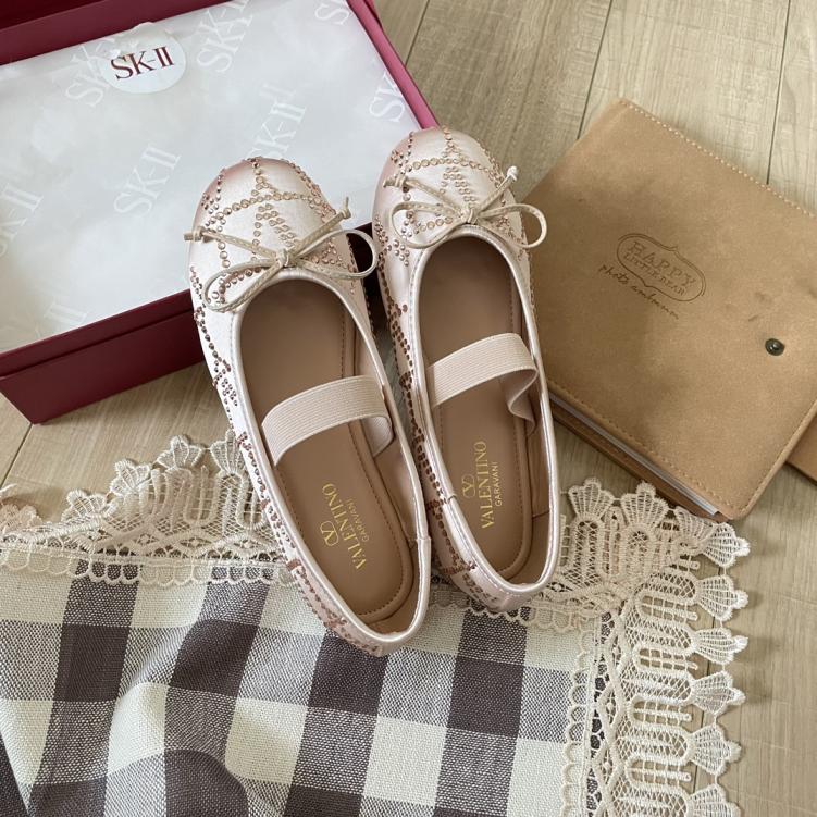 VALENTINO VT crystal flat shoes 132943