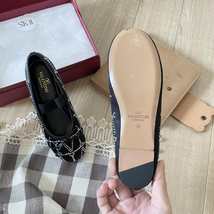 VALENTINO VT crystal flat shoes 132941