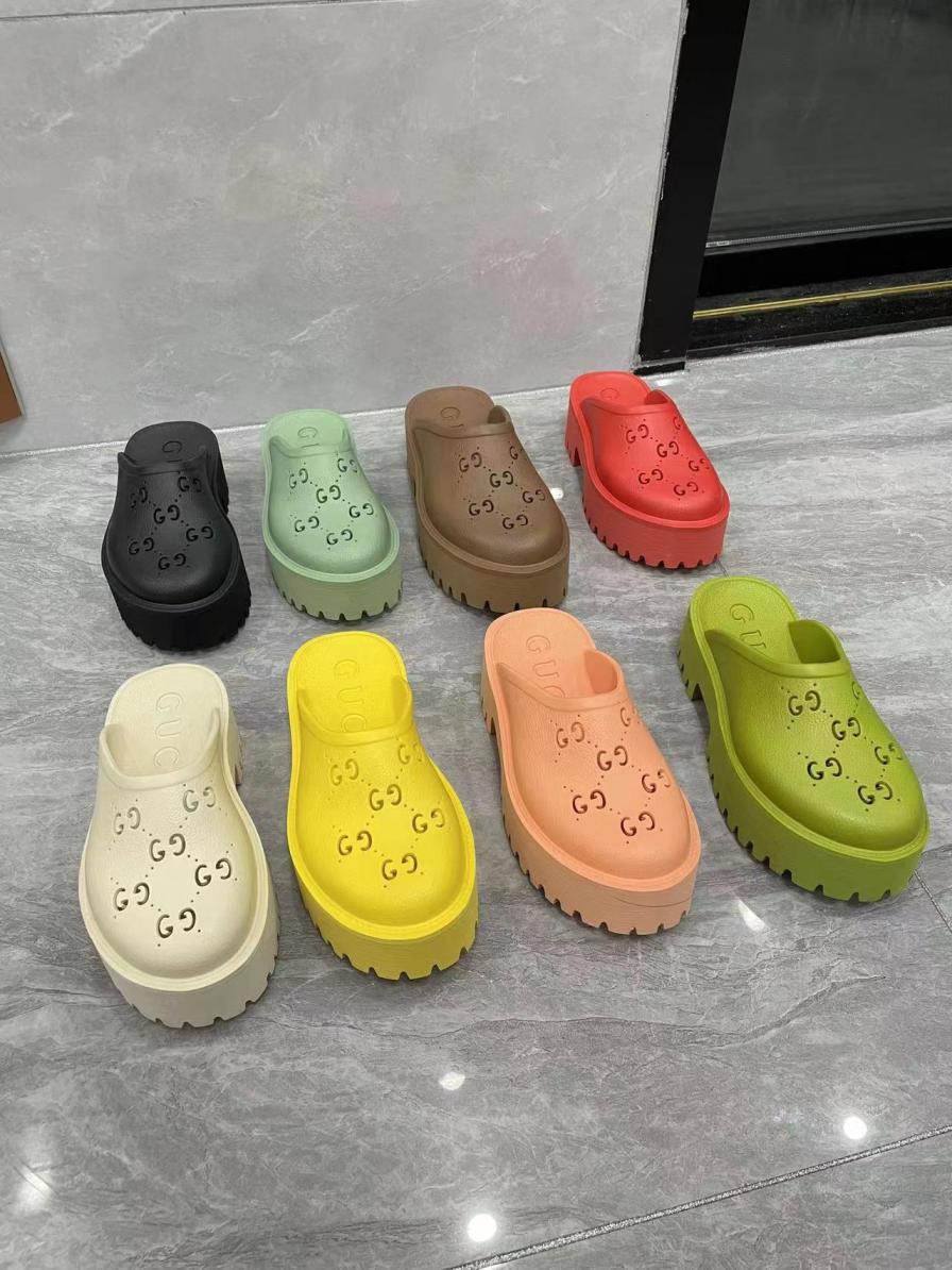 GUCCI hollow Women slippers 133027