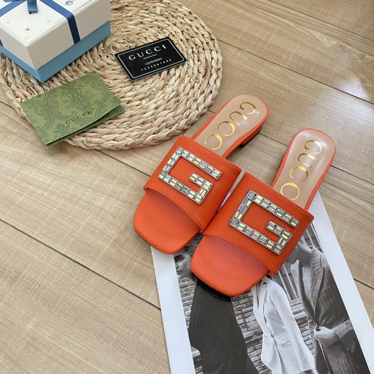 GUCCI GG New crystal slippers 133056