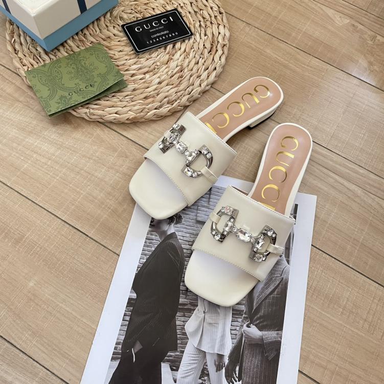 GUCCI GG New crystal slippers 133055